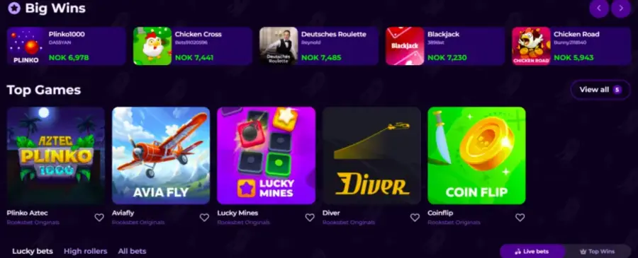 Rooksbet app download